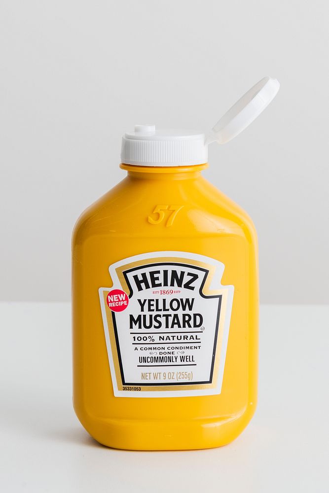 Heinz yellow mustard. JANUARY 29, 2020 - BANGKOK, THAILAND