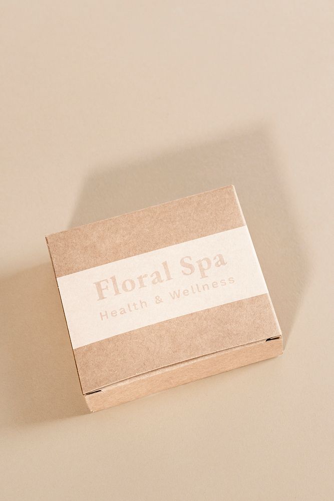 Floral spa health and wellness gift box