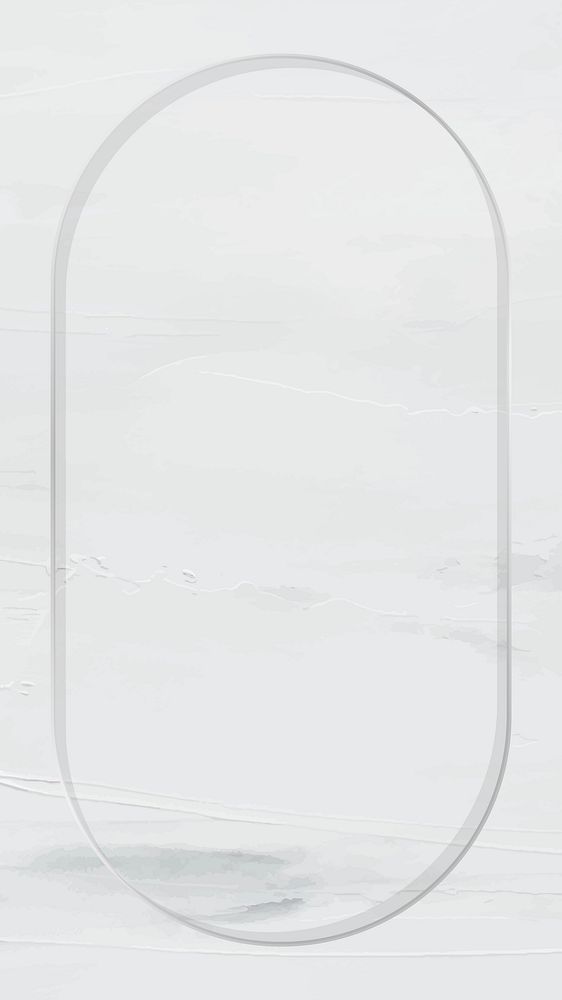 Silver frame on white painted mobile phone wallpaper vector