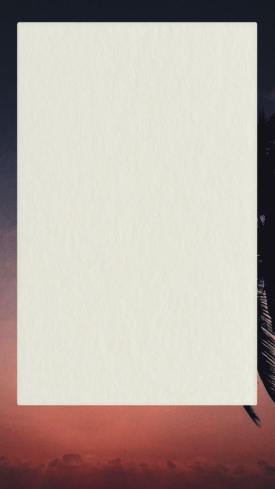 Blank rectangle card mobile phone wallpaper