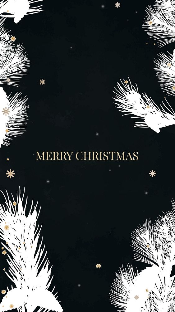 Fesitve merry Christmas mobile wallpaper vector