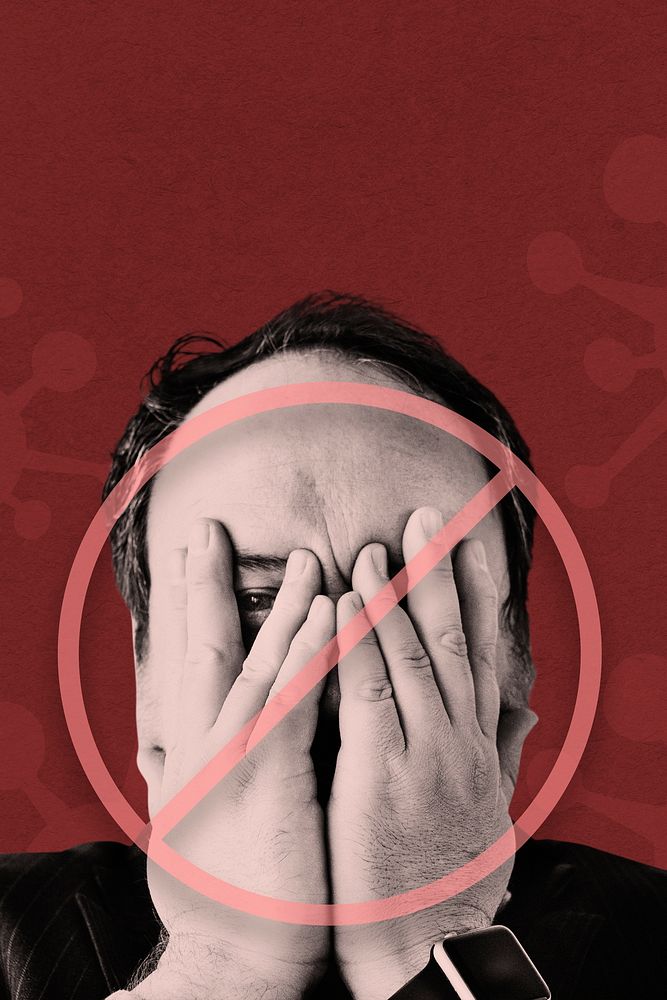 Avoid touching your face to prevent the coronavirus infection social banner