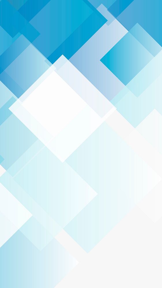Ombre blue mosaic patterned background vector