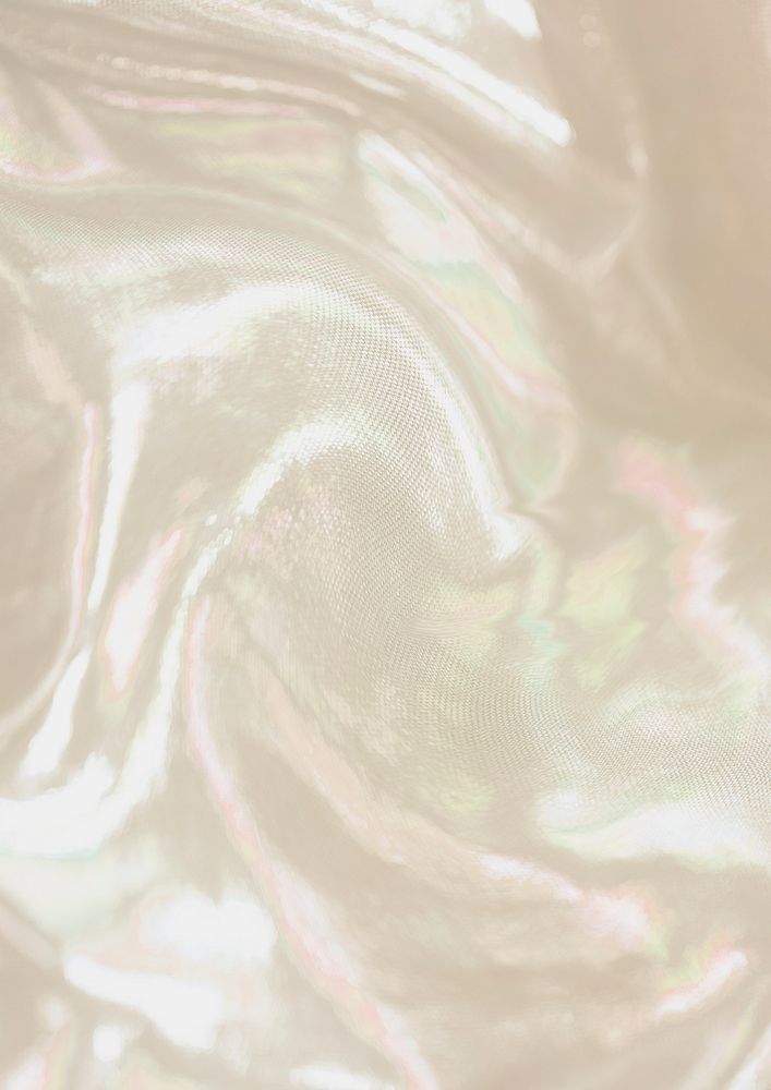 Shiny beige holographic textured background