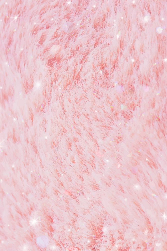 Light pink sparkle fur texture background vector