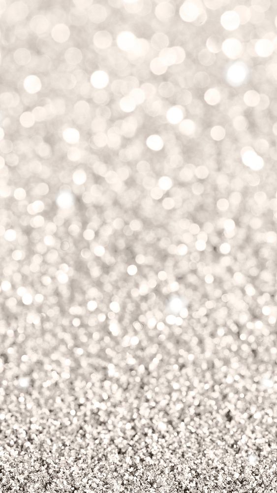 Light silver glitter textured mobile wallpaper