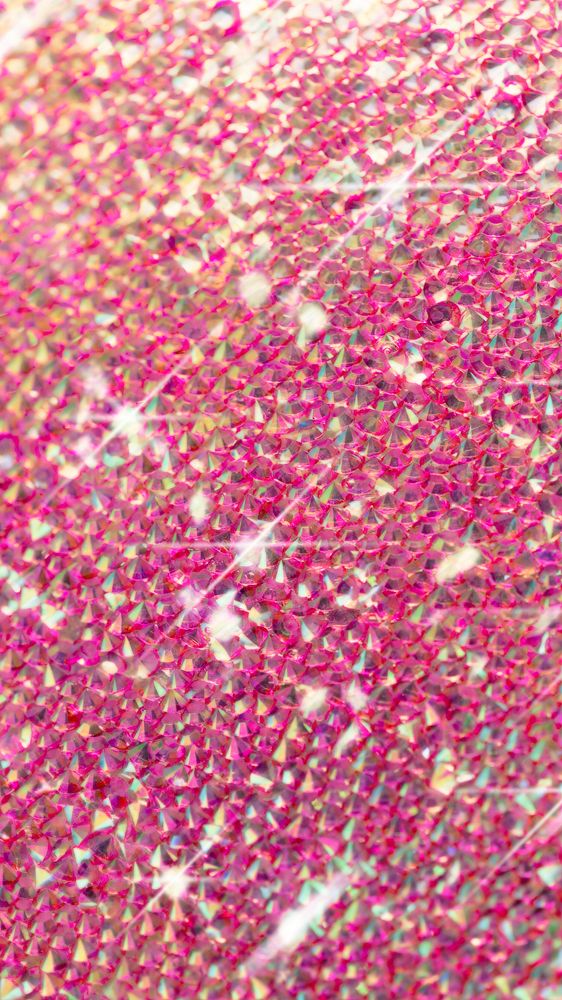 Pink crystals glitter background mobile phone wallpaper