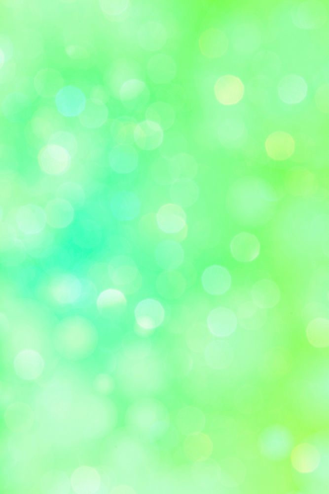 Bokeh pattern on a bright green background
