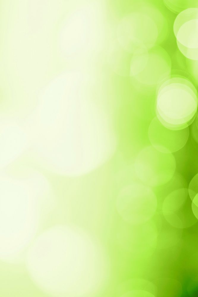 Bokeh pattern on a green background