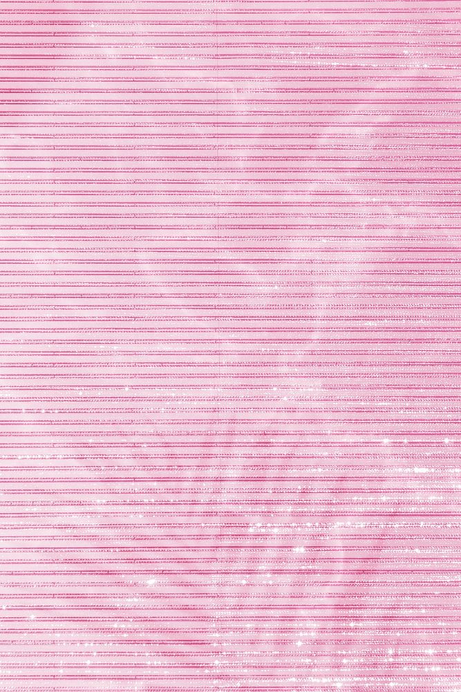 Pink palm leaf shadow on a lined pink background