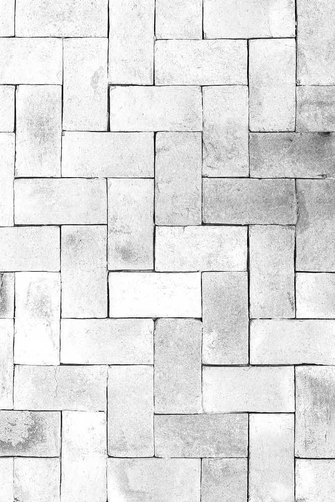 White brick patterned background