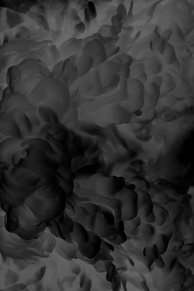 Black fluid smoke patterned background