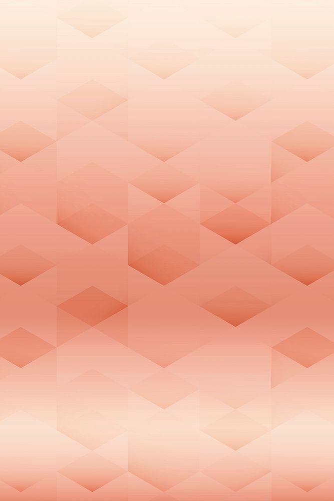 Peach geometric pattern background