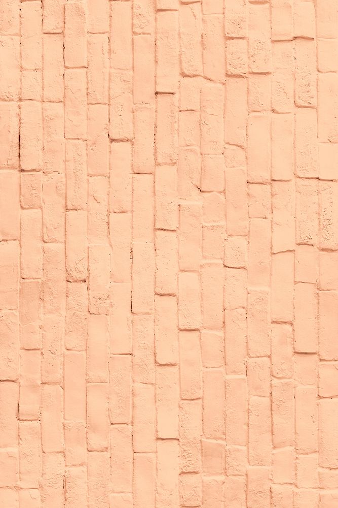 Beige brick wall pattern background