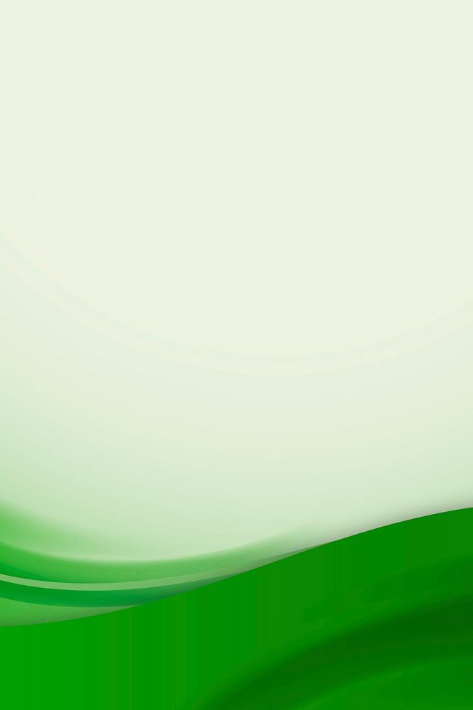 Green curve frame template vector