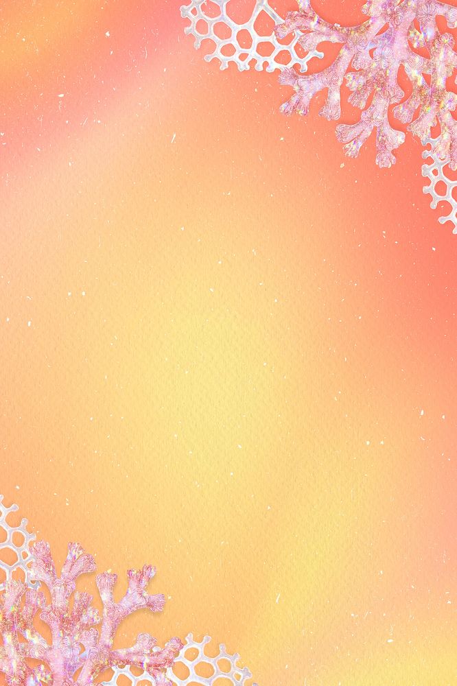 Holographic coral patterned background