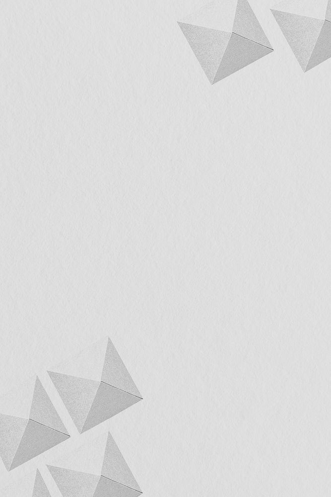 Gray geometric paper craft design background