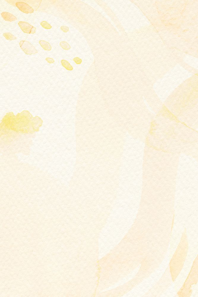 Yellow watercolor patterned background
