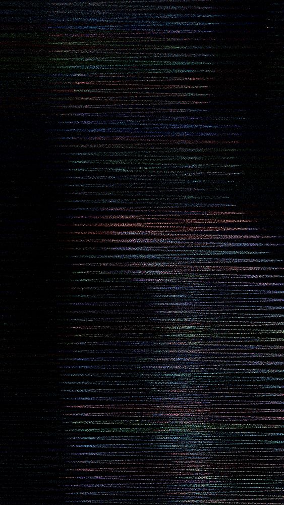 Colorful lines on a black mobile wallpaper