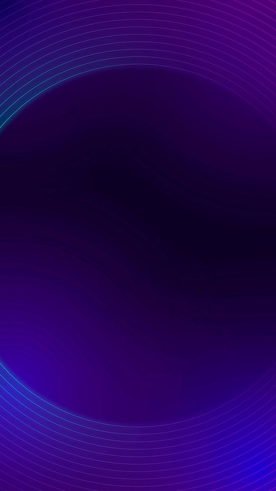 Purple neon lined pattern on a dark social story background vector