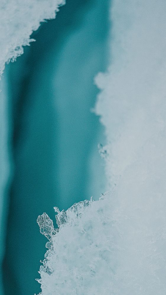 Cracked ice sheet phone wallpaper