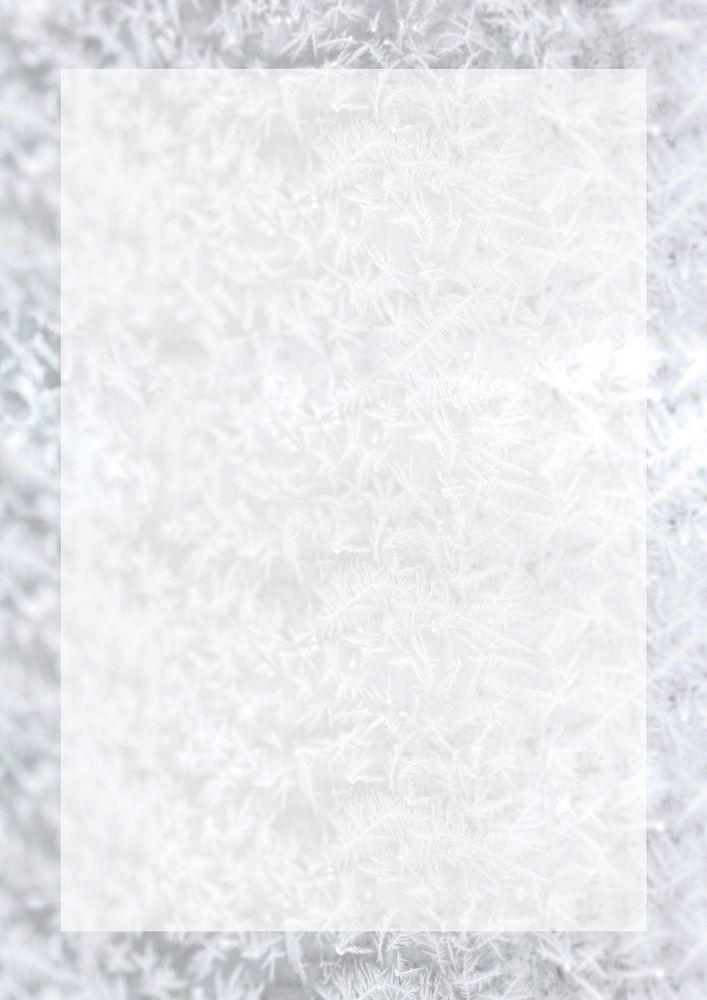 White ice flake background psd design space