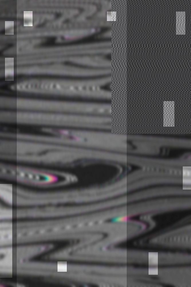 Glitch effect texture digital noise on gray background