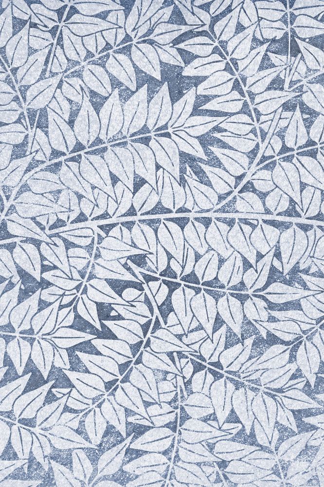 Antique ornament seamless blue pattern background 