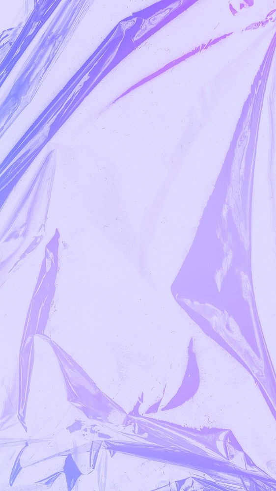 Purple plastic wrap texture background wrinkled