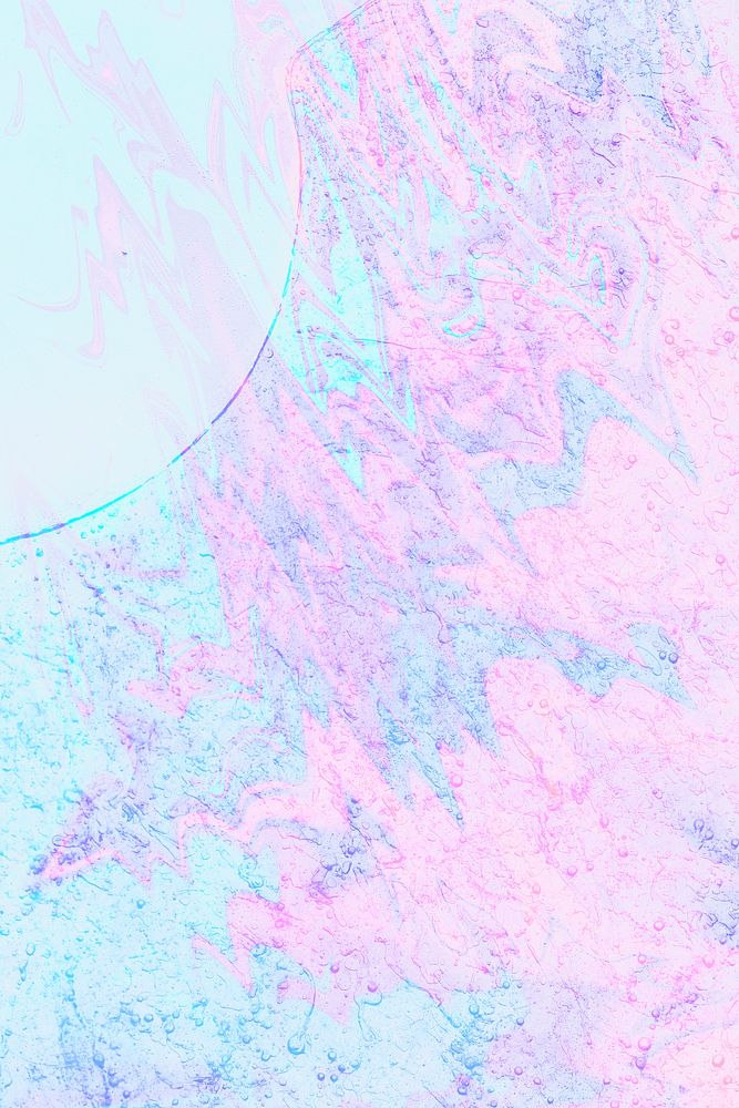 Pastel pink gradient holographic background water surface texture