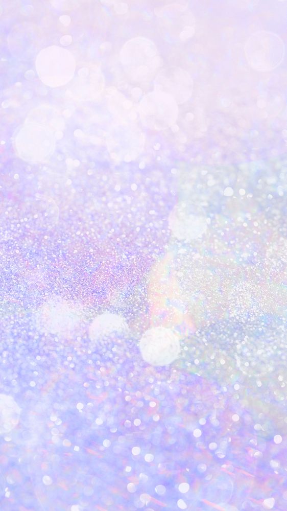 Purple bokeh background holographic glitter