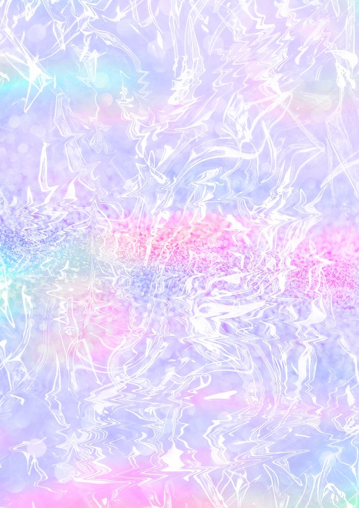 Plastic texture background holographic effect creased