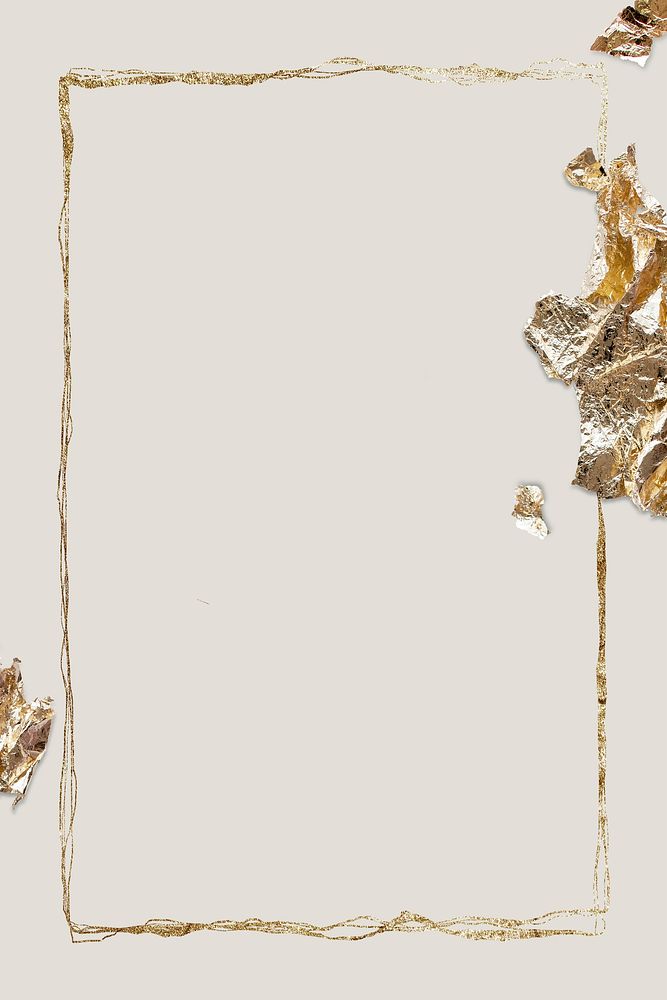 Glitter gold psd off white background