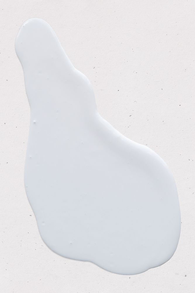 White color smear element psd paint texture