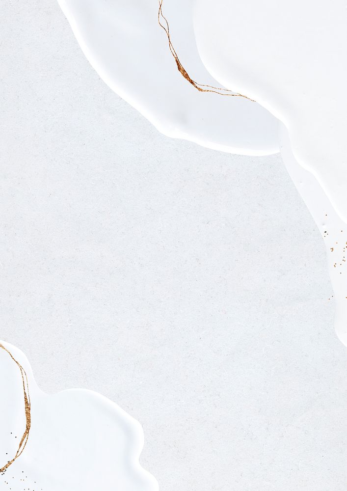 Abstract white with gold glitter background