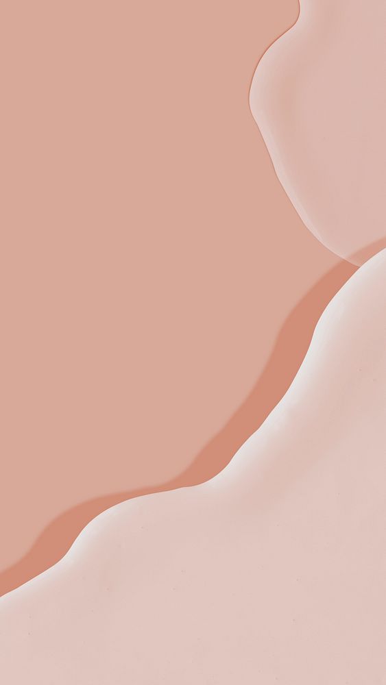 Acrylic paint beige pink phone wallpaper background