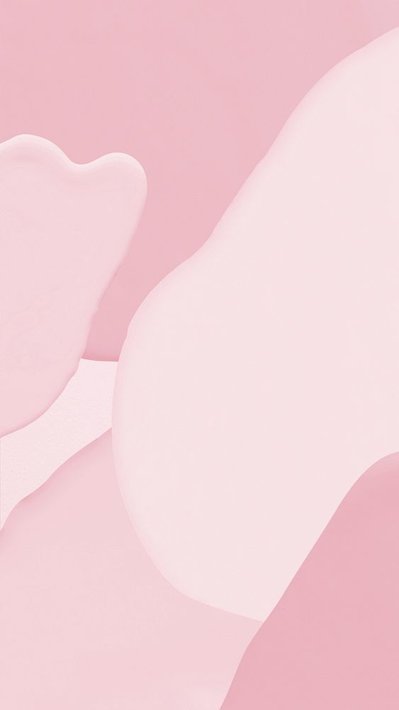 Acrylic pink fluid texture mobile phone wallpaper