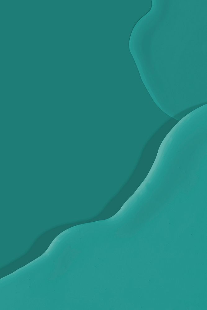 Acrylic texture teal green background
