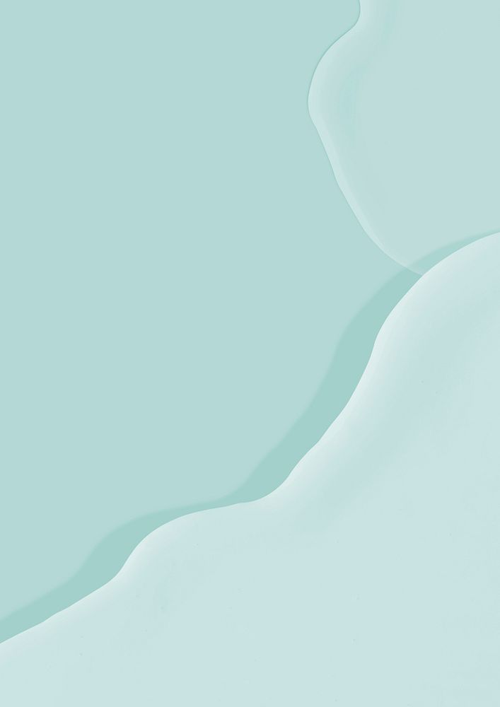 Mint green fluid texture abstract background