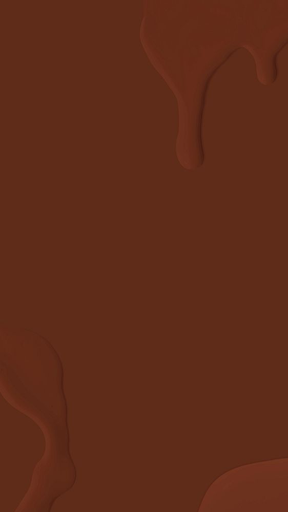 Acrylic paint brown abstract phone wallpaper background