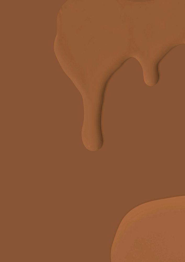 Abstract caramel brown fluid texture poster background