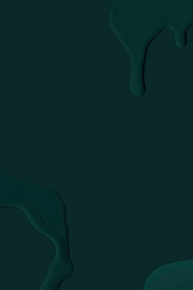 Acrylic paint dark green abstract background