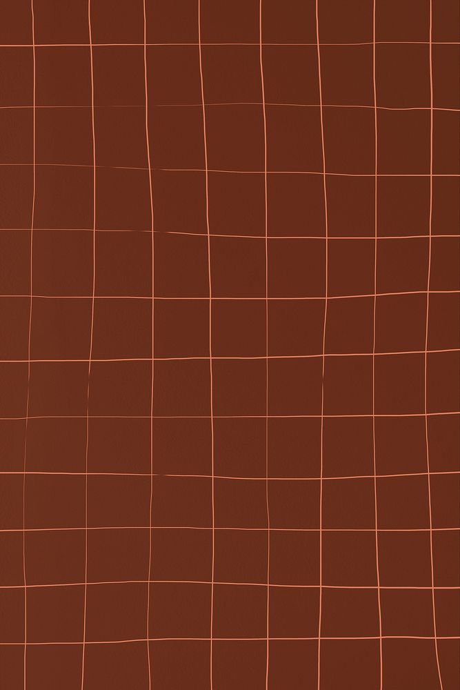 Brown distorted geometric square tile texture background