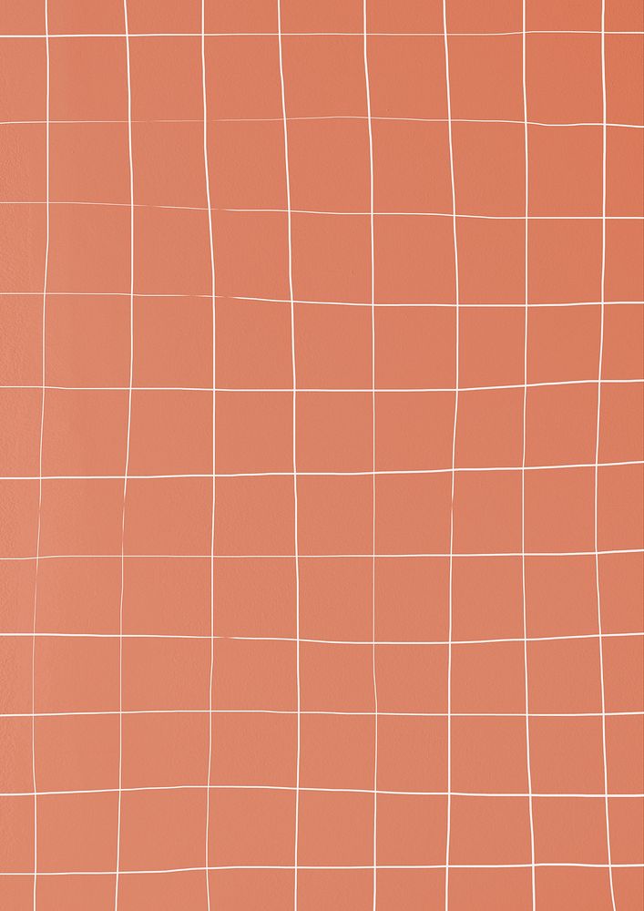 Salmon color tile wall texture background distorted