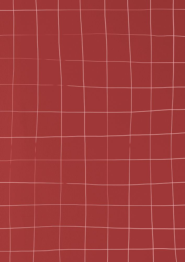 Distorted red pool tile pattern background