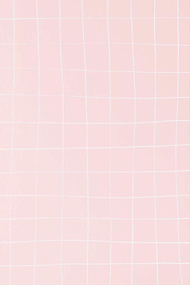 Distorted light pink square ceramic tile texture background