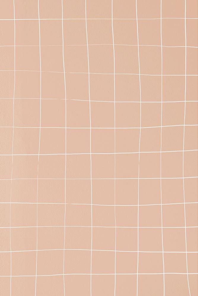 Distorted beige pool tile pattern background