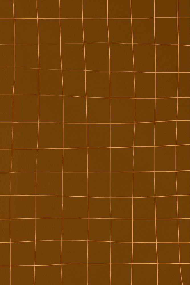 Distorted brown square ceramic tile texture background