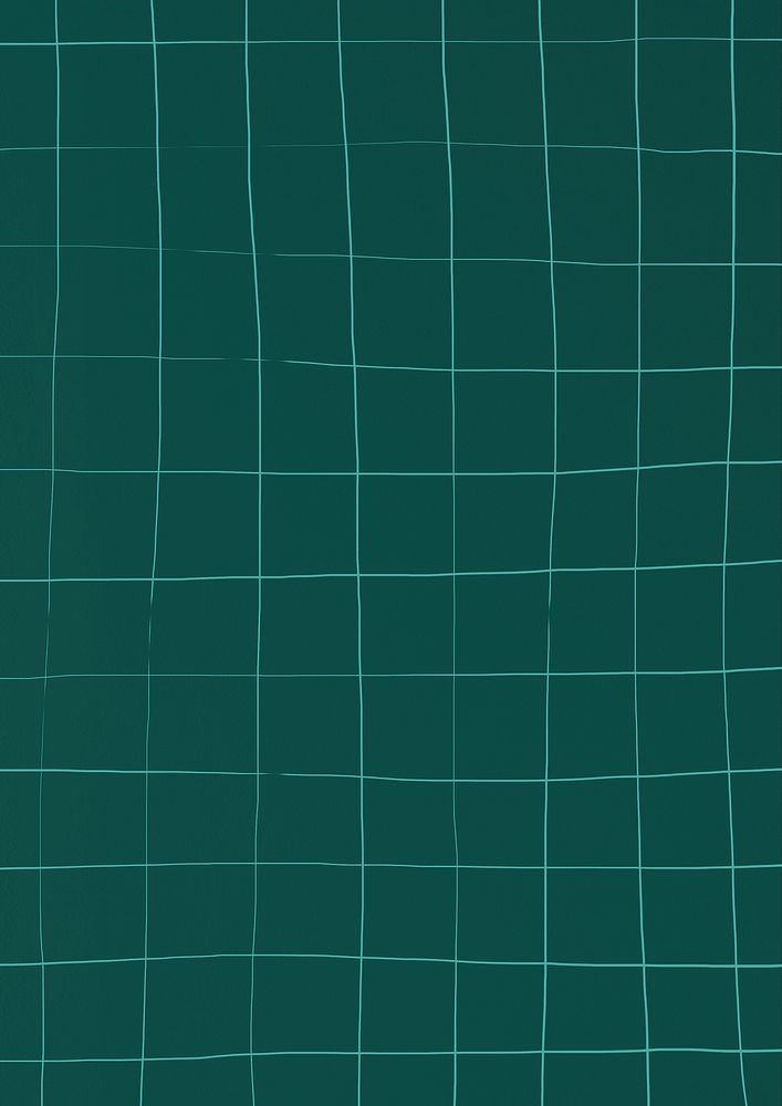 Grid pattern dark teal square geometric background deformed