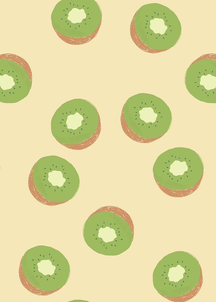 Psd pastel kiwi pattern background